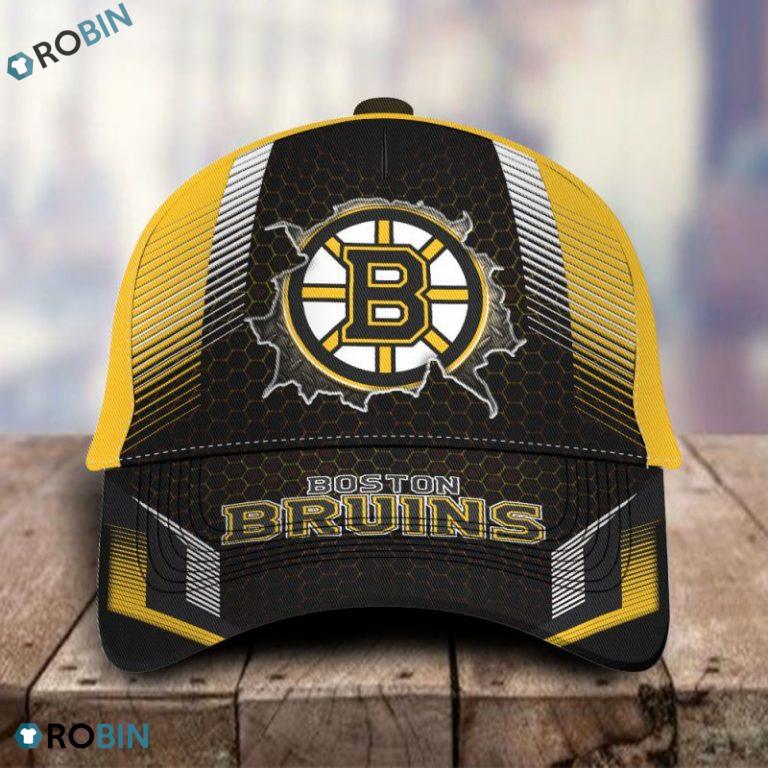 NHL Boston Bruins 3d Print Caps