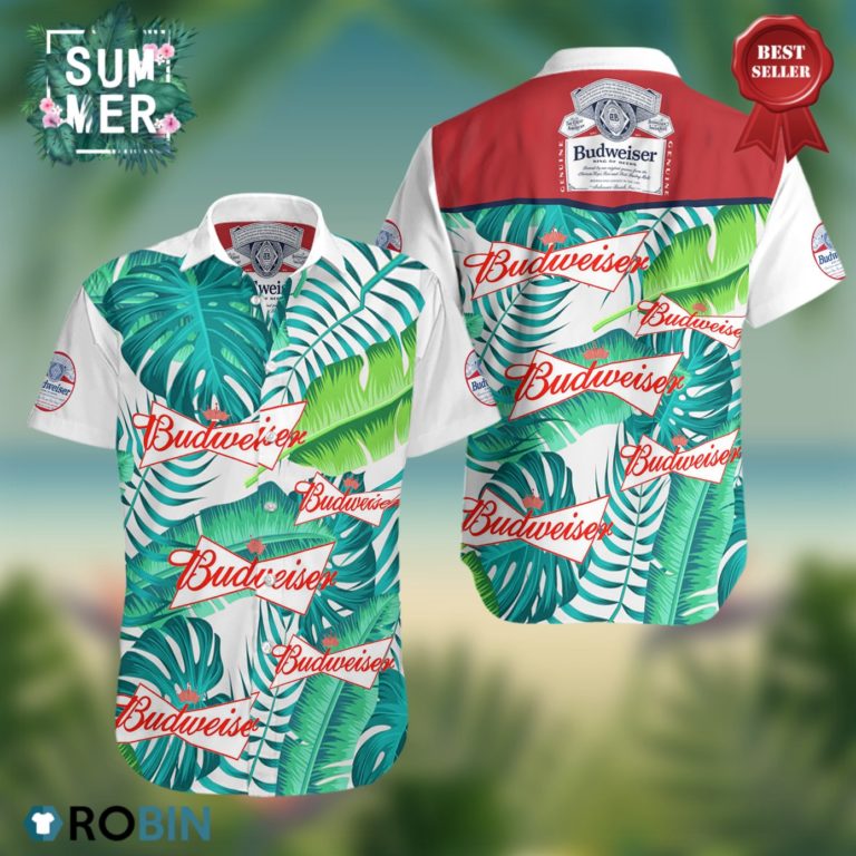 Budweiser Beer Summer Hawaiian Shirt