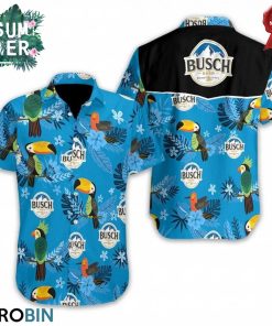 Busch Beer Aloha Shirt, Hawaiian Shirt