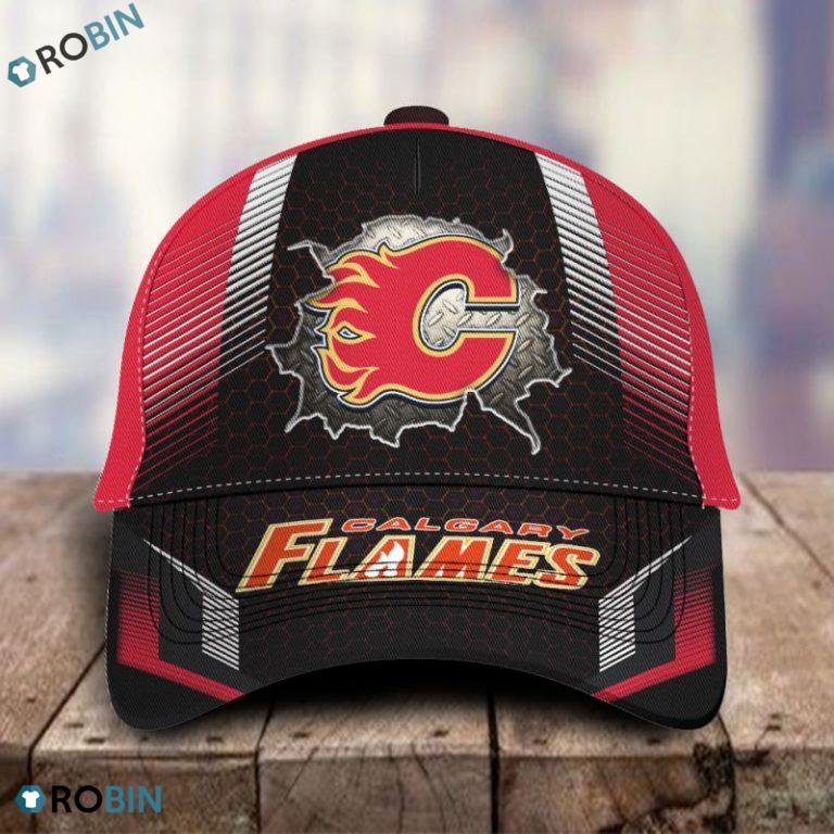 Calgary Flames All Over Print Caps