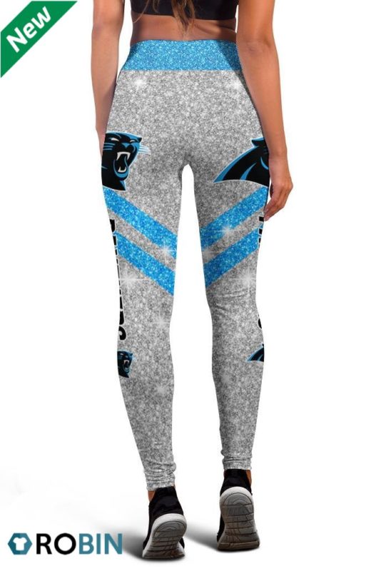Carolina Panthers Football Team 3d Printed Leggings