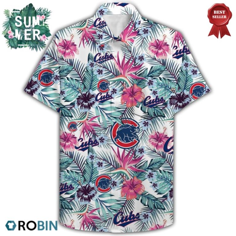 Chicago Cubs Baseball Team All Over Print Aloha Shirt
