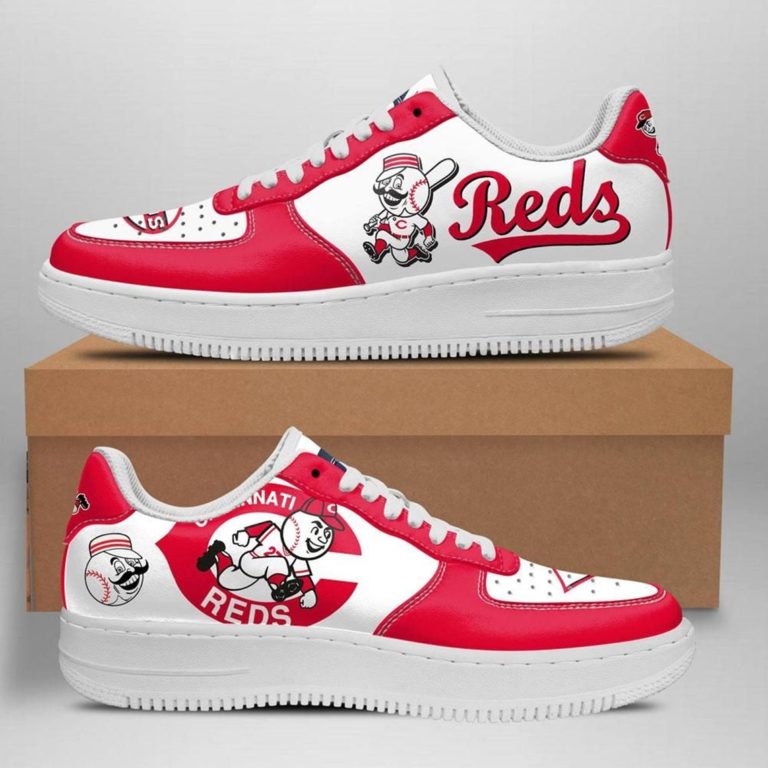 Cincinnati Reds Baseball Team Custom NAF Shoes