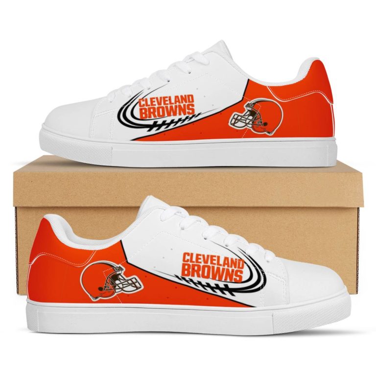 Cleveland Browns Custom Stan Smith Shoes RobinPlaceFabrics