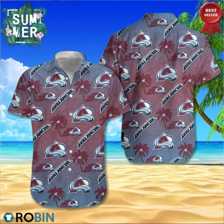 Colorado Avalanche Hockey Team Hawaiian Shirt