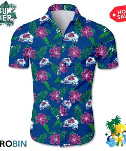 Colorado Avalanche All Over Print Aloha Shirt Colorado Avalanche All Over Print Aloha Shirt