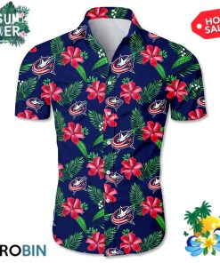 Columbus Blue Jackets Hawaiian Shirt Columbus Blue Jackets Hawaiian Shirt