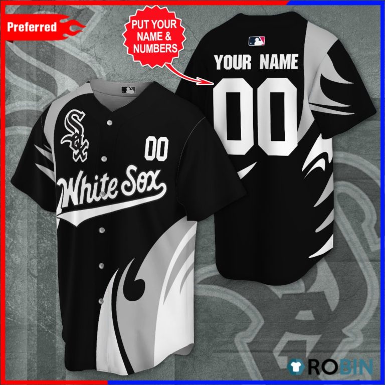 Custom Chicago White Sox AOP Baseball Jersey