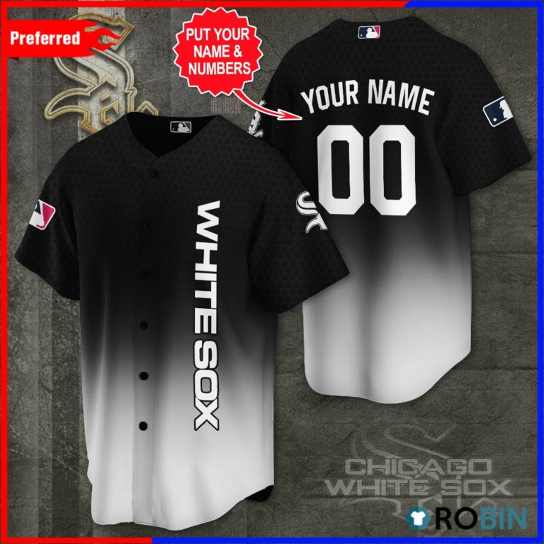 Customized Chicago White Sox AOP Baseball Jersey