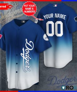 Customized Los Angeles Dodgers Baseball Jersey Customized Los Angeles Dodgers Baseball Jersey