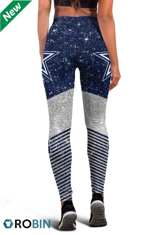 Dallas Cowboys 3d Printed High Waisted Leggings