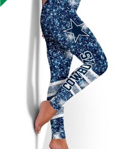 Dallas Cowboys Football 3d Printed High Waisted Leggings