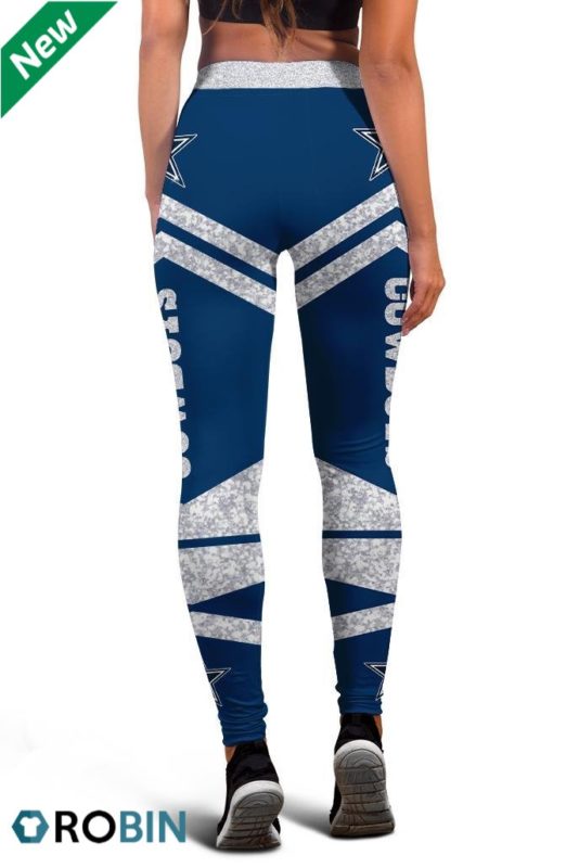 NFL Dallas Cowboys Team 3d Printed High Waisted Leggings