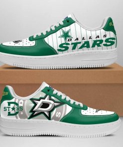 Dallas Stars Ice Hockey Team Custom NAF Shoes