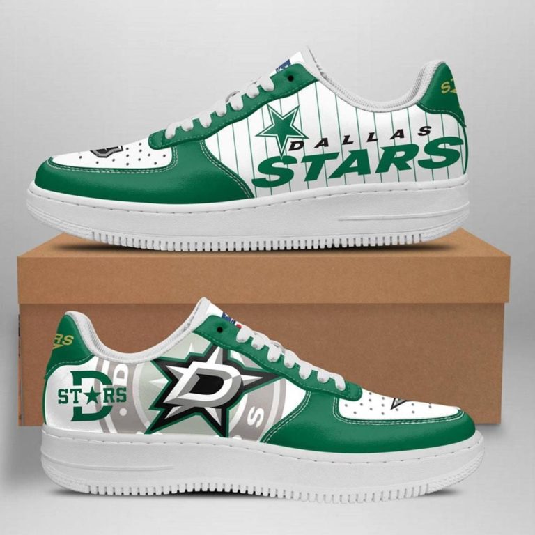 Dallas Stars Ice Hockey Team Custom NAF Shoes