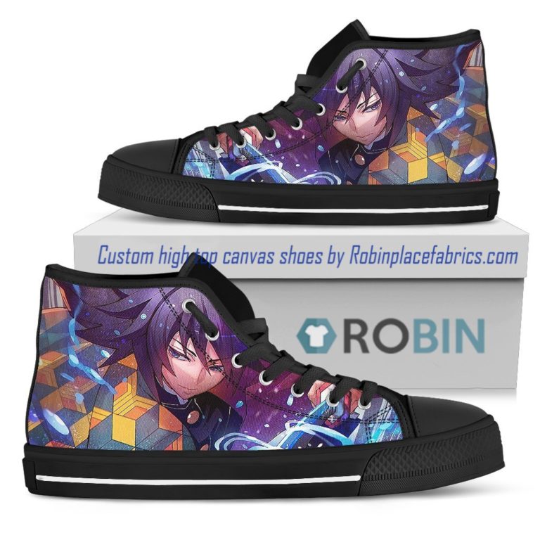 Demon Slayer Giyu Tomioka High Top Shoes