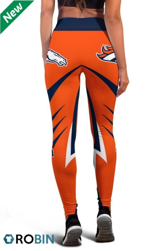 Denver Broncos Women’s High Waisted Leggings