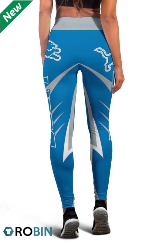 Detroit Lions Team Women’s High Waisted Leggings LG435