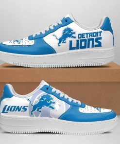 Detroit Lions Football Nike Air Force 1 Shoes