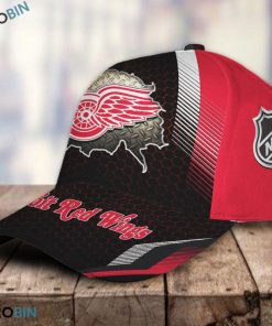 NHL Detroit Red Wings All Over Print Caps NHL Detroit Red Wings All Over Print Caps