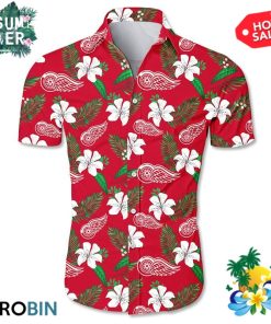 Detroit Red Wings Hawaiian Shirt