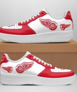 Detroit Red Wings Ice Hockey Team Nike Air Force 1 Shoes