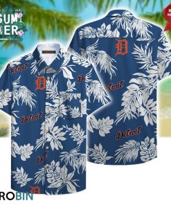 Detroit Tigers Aloha Pattern Hawaiian Shirt