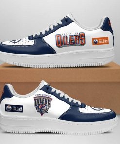 Edmonton Oilers Ice Hockey Team Custom NAF Shoes Edmonton Oilers Ice Hockey Team Custom NAF Shoes