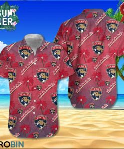 Florida Panthers All Over Print Aloha Shirt Florida Panthers All Over Print Aloha Shirt