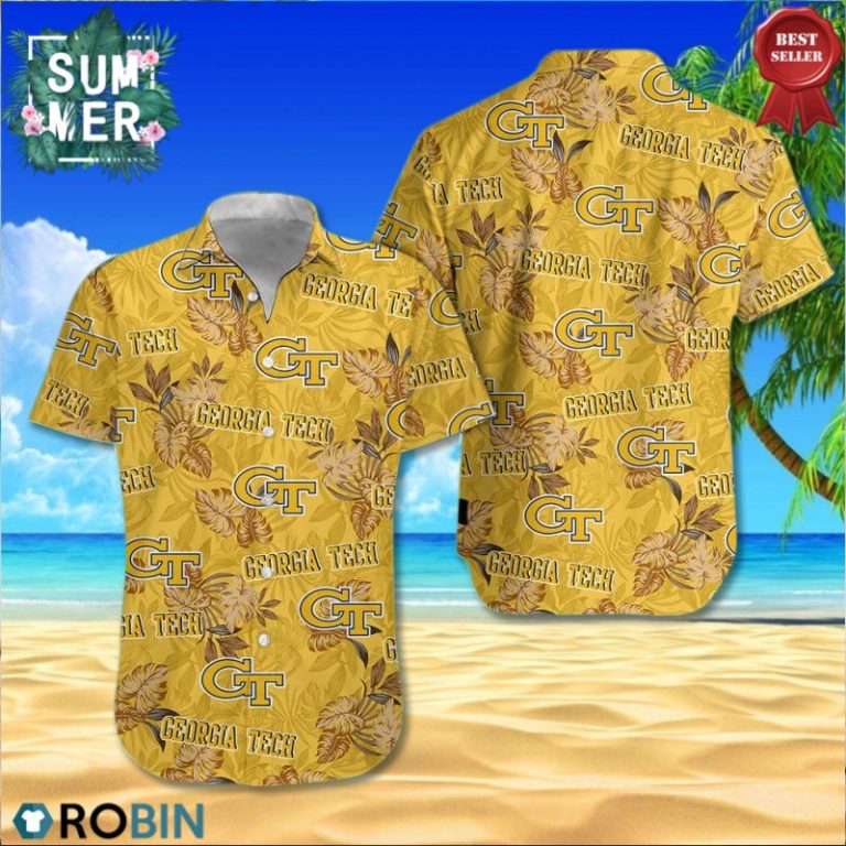 Georgia Tech Yellow Jackets Hawaiian Shirt