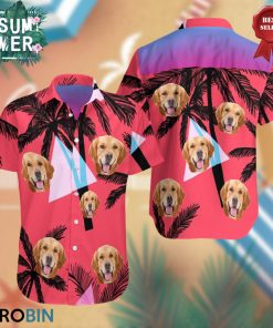 Golden Retrieve Summer All Over Print Hawaiian Shirt