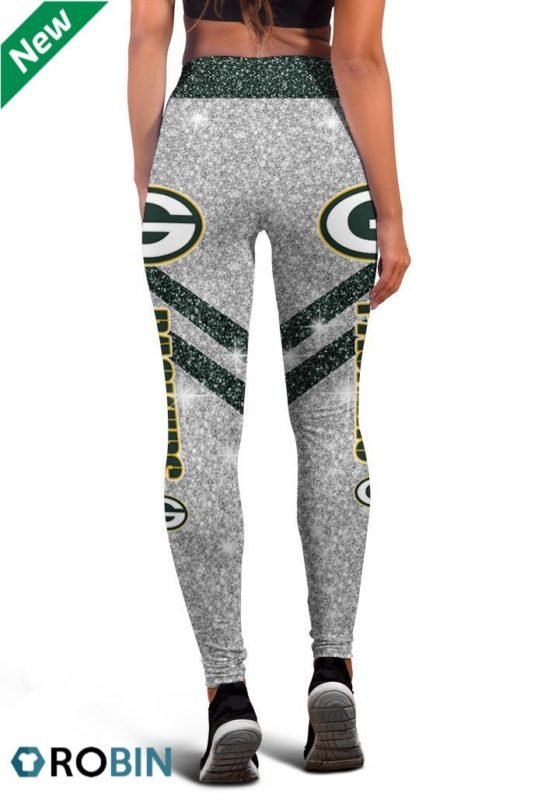 Green Bay Packers AOP High Waisted Leggings