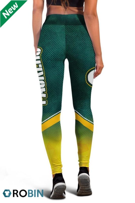Green Bay Packers 3d Printed Leggings