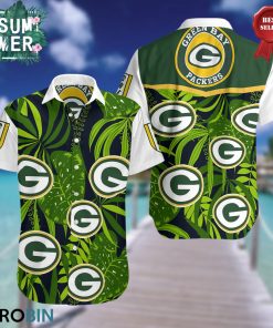 Green Bay Packers Cannabis Hawaiian Pattern Shirt, Button-up T-shirt