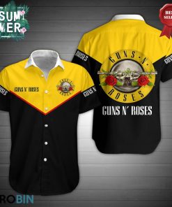 Guns N’ Roses Rock Band All Over Print Hawaiian Shirt Guns N’ Roses Rock Band All Over Print Hawaiian Shirt