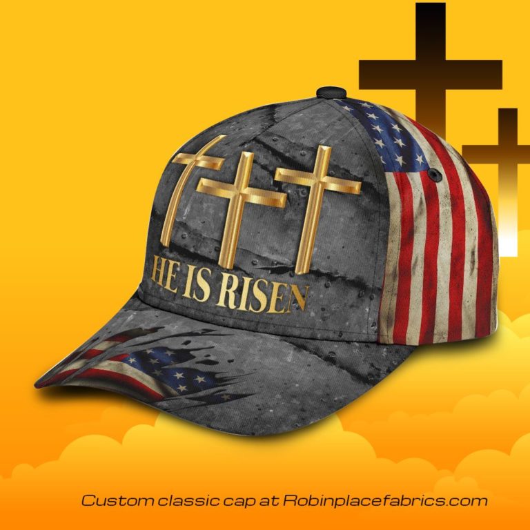Jesus He Is Risen All Over Print Classic Cap