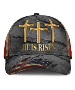 Jesus He Is Risen All Over Print Classic Cap Jesus He Is Risen All Over Print Classic Cap