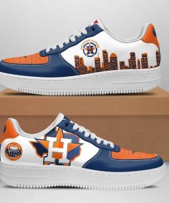 Houston Astros Nike Air Force 1 Shoes