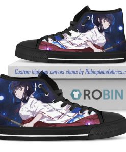 Inuyasha Kikyo Canvas High Top Shoes Inuyasha Kikyo Canvas High Top Shoes
