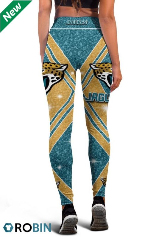 Jacksonville Jaguars Women’s High Waisted Leggings