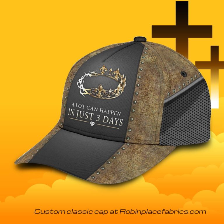 Jesus A Lot Can Happen In 3 Days All Over Print Classic Cap