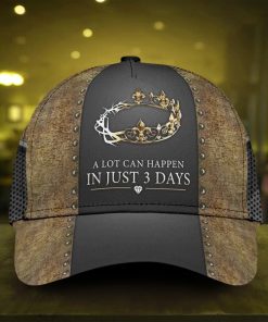 Jesus A Lot Can Happen In 3 Days All Over Print Classic Cap Jesus A Lot Can Happen In 3 Days All Over Print Classic Cap