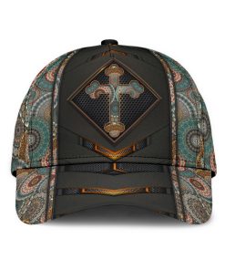 Jesus Cross Mandala Classic Cap