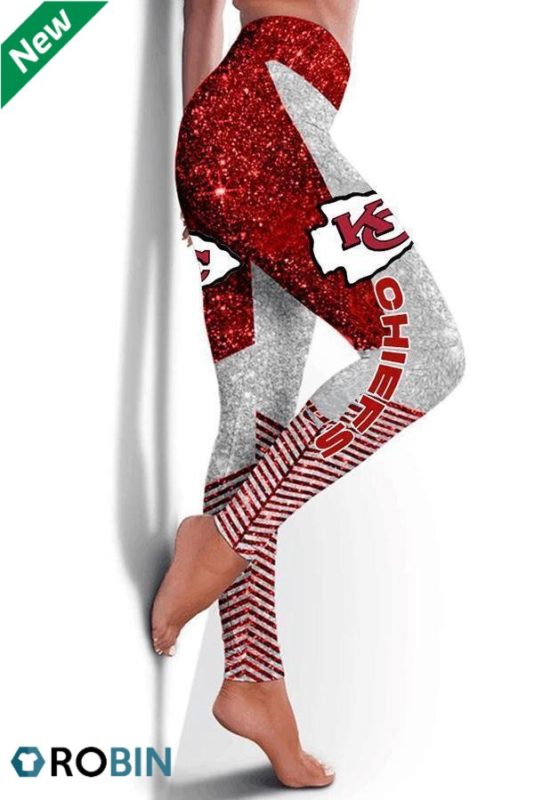 NFL Kansas City Chiefs Women’s High Waisted Leggings