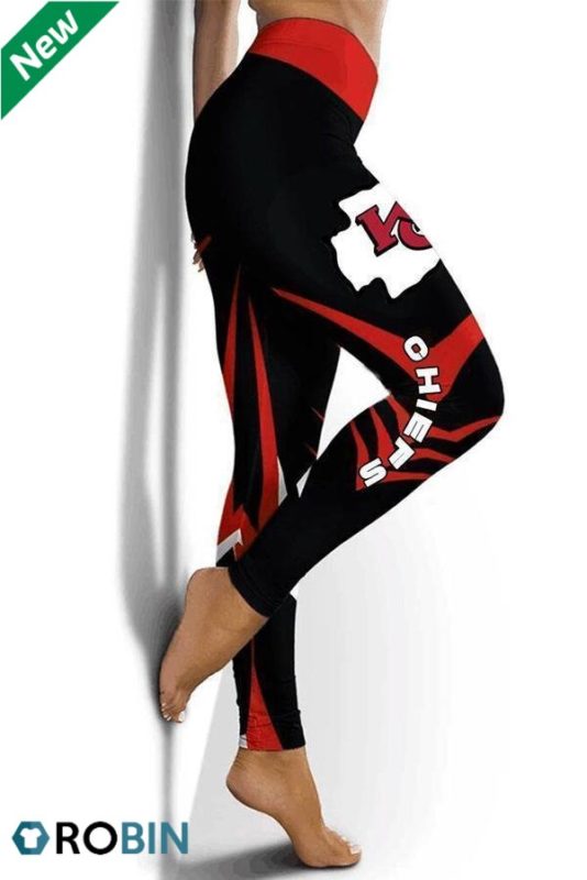Kansas City Chiefs Women’s High Waisted Leggings