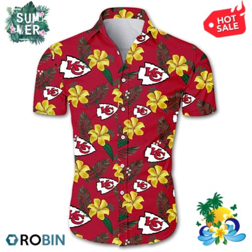 kansas city chiefs aloha shirt