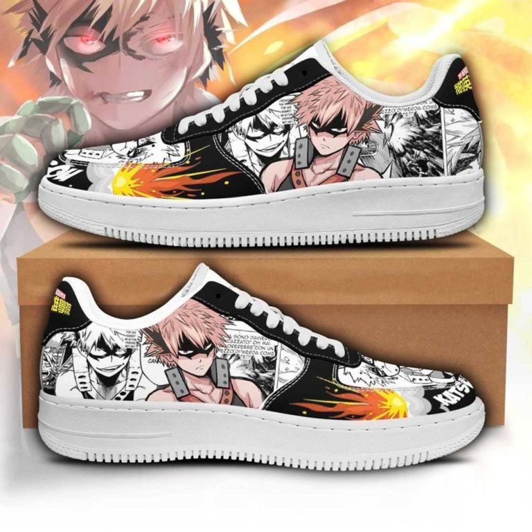 Katsuki Bakugou My Hero Academia Anime NAF Shoes