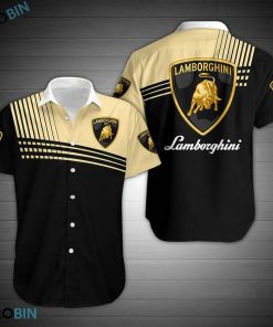Lamborghini Aloha Shirt, Button Up T Shirt