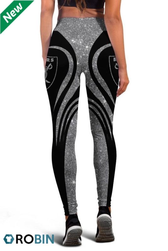 Las Vegas Raiders Women’s High Waisted Leggings