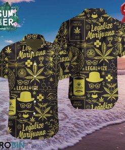 Legalize Marijuana Aloha Shirt